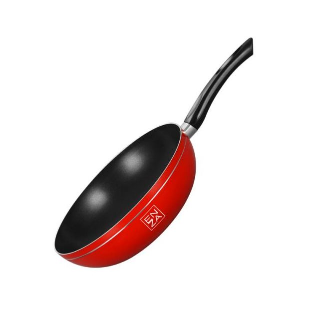 wok 24cm rojo para inducción barato